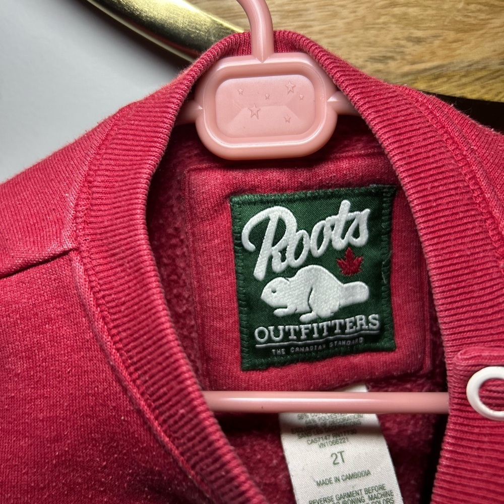 Roots Kids Burgundy Sweatshirt - Picture 3 of 5